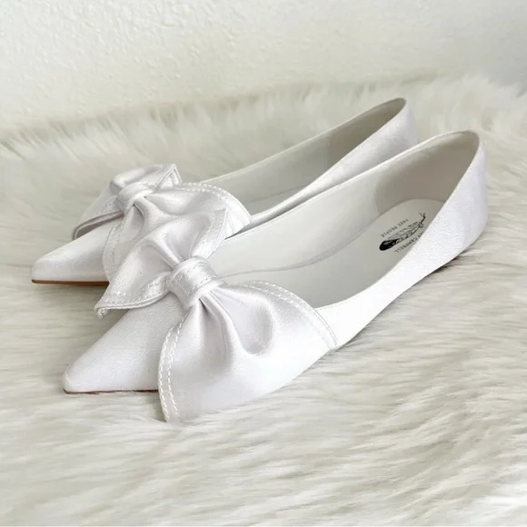 Free People x Jeffrey Campbell Bella Bow Flats Size 8.5 - Picture 2 of 10